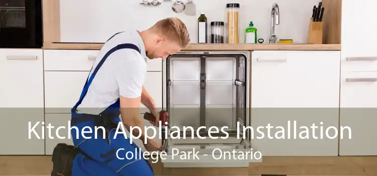 Kitchen Appliances Installation College Park - Ontario